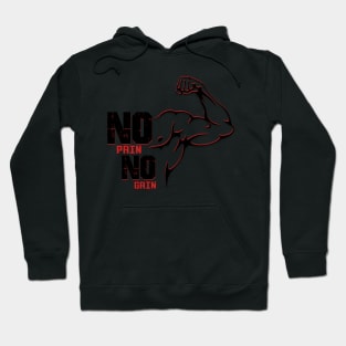 No pain No gain gym Hoodie